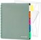 Spiral Notebook - 5 Subject Notebook, College Ruled Notebook with Dividers Pocket, Tabs Label, 11" Ruler, 200 Pages, for Writing Journal, Home & Office, School Supplies, 8.5''X11''Black